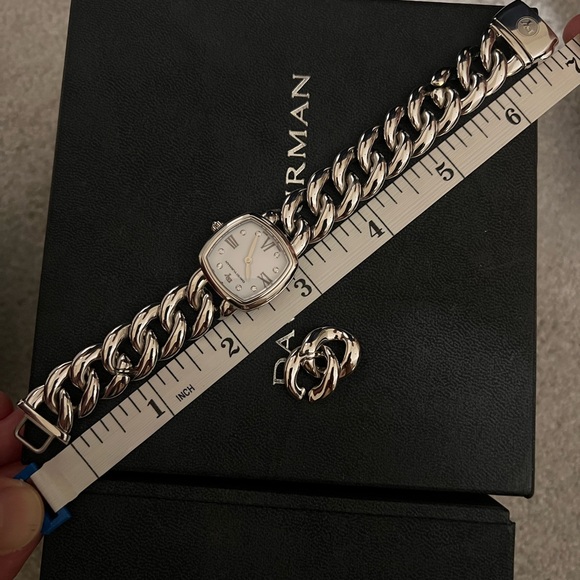 COPY - Stainless Steel Diamond 23mm Albion Quartz Watch White - Picture 16 of 17